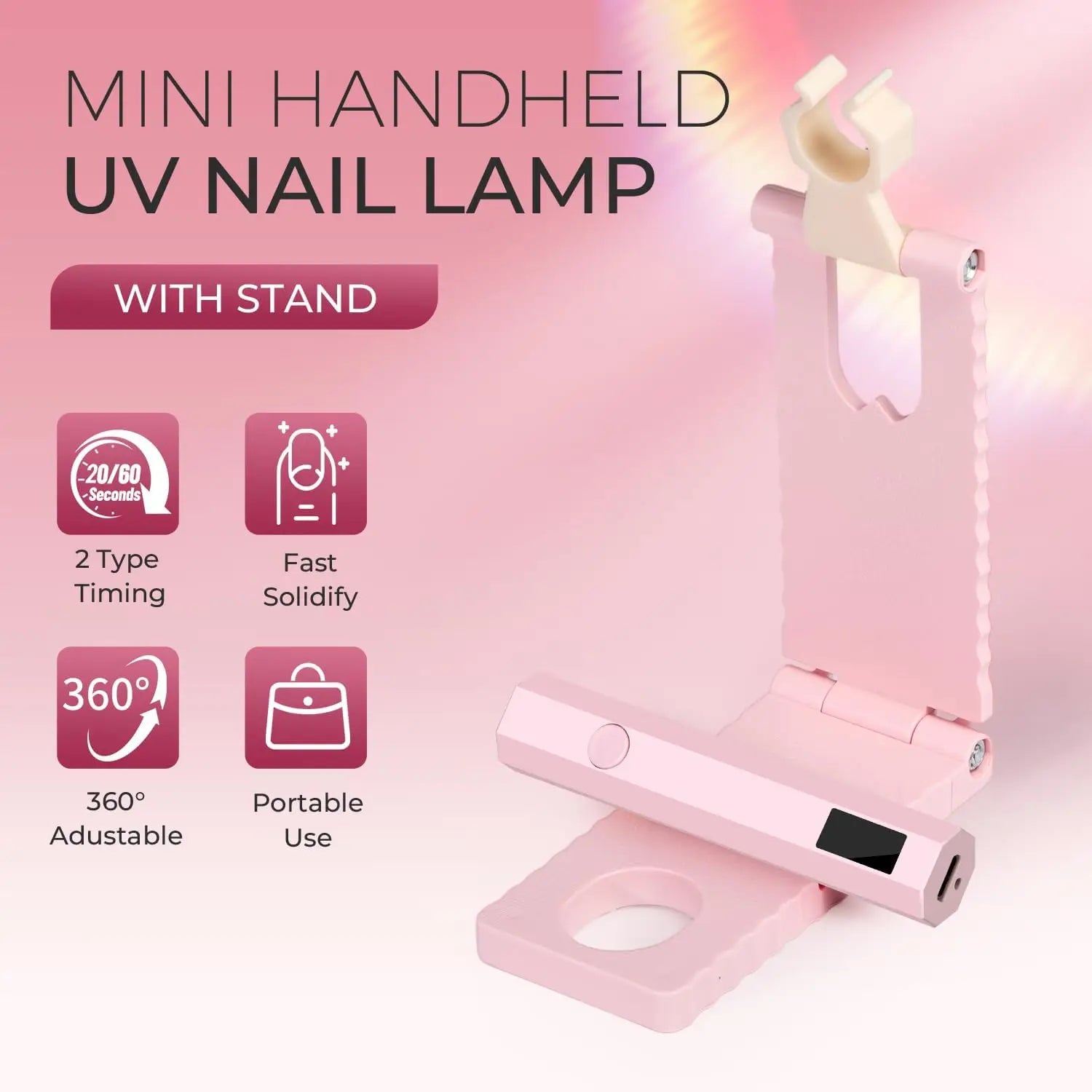 Cordless UV/LED Handheld Light/Light With Stand