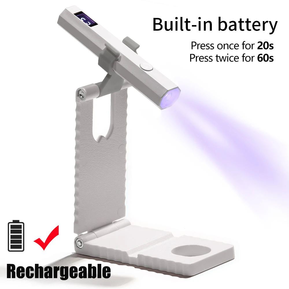 Cordless UV/LED Handheld Light/Light With Stand