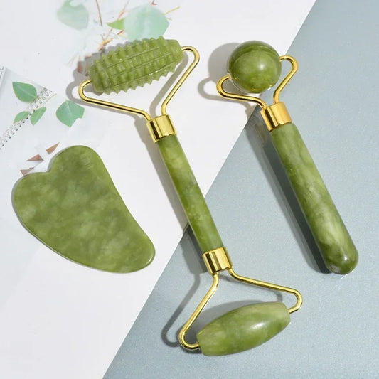 Natural Jade/Stone Gua Sha Spa Massage Tools