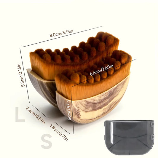 1-5pcs Dry Facial Brush for Contoured Lymphatic Drainage