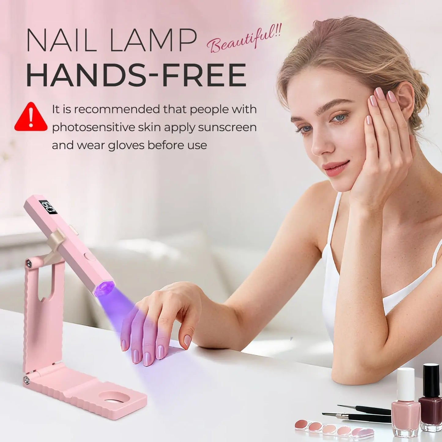 Cordless UV/LED Handheld Light/Light With Stand