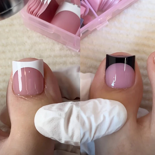 30Pcs Square Press on Nails/Toenails